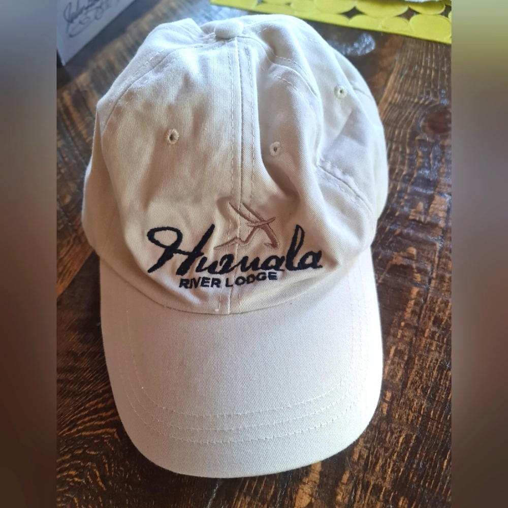 RUGGEDWEAR Humala River Lodge Beige Cap Made in South Africa Adjustable OS EUC